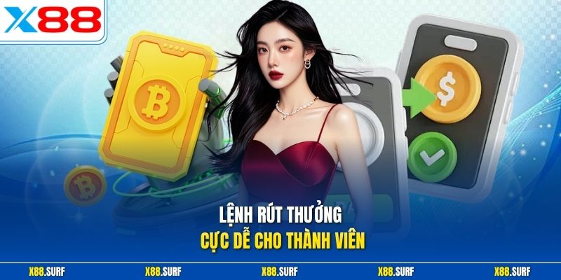 Lệnh rút thưởng cực dễ cho thành viên